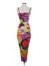 AFRM Graphic Yellow Cocktail Dress Size S - photo 2
