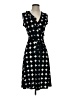 Leota Argyle Black Casual Dress Size S - photo 1