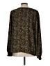 CAbi 100% Polyester Brown Long Sleeve Blouse Size L - photo 2