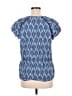 Toad & Co 100% Tencel Blue Short Sleeve Blouse Size M - photo 2