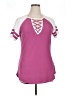 No Comment Pink Short Sleeve T-Shirt Size 1X - photo 1