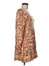Rewind 100% Rayon Floral Tan Cocktail Dress Size M - photo 4