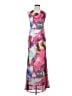 Trendy Queen 100% Polyester Print Pink Cocktail Dress Size SmESTIMATED - photo 1