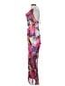 Trendy Queen 100% Polyester Print Pink Cocktail Dress Size SmESTIMATED - photo 5