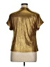 Unbranded Metallic Gold Short Sleeve Turtleneck Size XL - photo 2