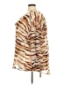 Lane Bryant 100% Polyester Animal Print Brown Long Sleeve Blouse Size 22 - 24 Plus - photo 5