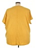 Falls Creek Yellow Short Sleeve Top Size 3X - photo 2