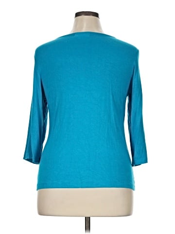 Once 1 Again 3/4 Sleeve Top (view 2)