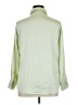 Unbranded 100% Polyester Solid Green Long Sleeve Blouse Size XL - photo 2