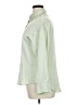 Unbranded 100% Polyester Solid Green Long Sleeve Blouse Size XL - photo 5