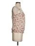 Kirra 100% Polyester Ivory Orange Sleeveless Blouse Size XS - photo 4