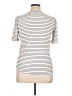 Draper James Stripes Ivory Short Sleeve Turtleneck Size XL - photo 2