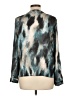 Zara Teal Long Sleeve Blouse Size L - photo 2