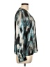 Zara Teal Long Sleeve Blouse Size L - photo 4