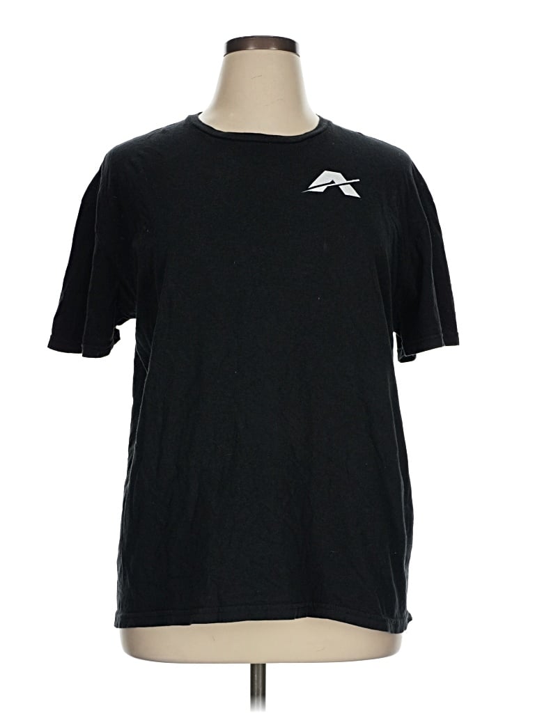 Pre-owned Gildan Active T-shirt In Black