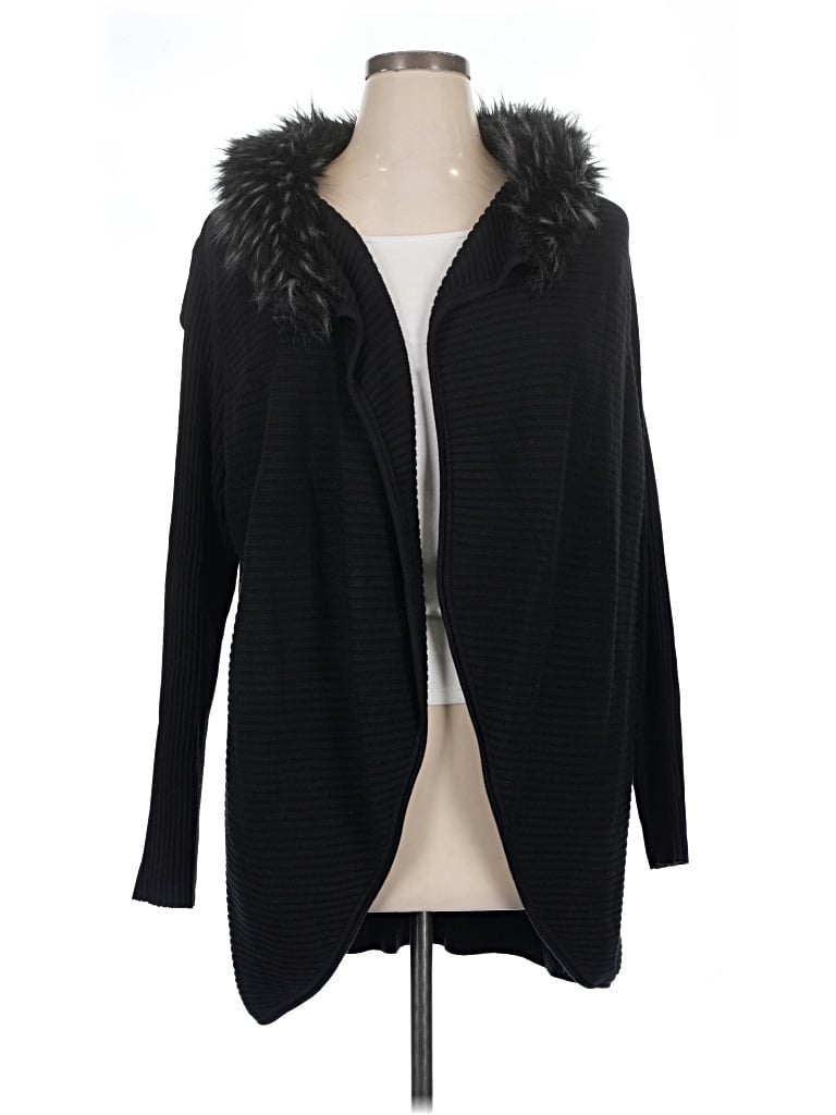 Pre-owned Jm Collection Cardigan Sweater In Black