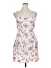 SO 100% Rayon Floral White Cocktail Dress Size XL - photo 1