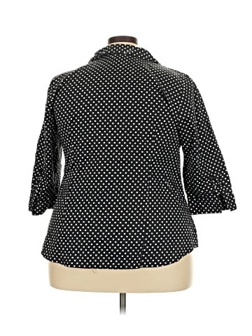 Lane Bryant 3/4 Sleeve Button-Down Shirt (view 2)