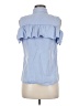 Calvin Klein Blue Sleeveless Button-Down Shirt Size M - photo 2