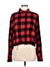 Aeropostale Plaid Red Long Sleeve Button-Down Shirt Size M - photo 1