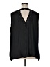 the general good 100% Polyester Black Sleeveless Blouse Size 1X - photo 2