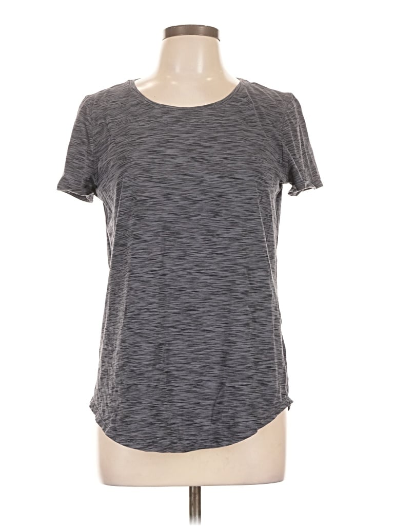 Pre-owned Lululemon Athletica Active T-shirt In Gray