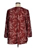 Fun2Fun 100% Polyester Burgundy 3/4 Sleeve Blouse Size 1X - photo 2