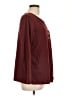 BLOOMCHIC Solid Burgundy Long Sleeve Henley Size 12 - photo 4