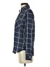 Express Outlet 100% Polyester Plaid Blue Long Sleeve Blouse Size XS - photo 5