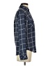 Express Outlet 100% Polyester Plaid Blue Long Sleeve Blouse Size XS - photo 4