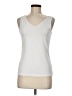Unbranded White Sleeveless T-Shirt Size M - photo 1