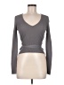 Zara Gray Long Sleeve Top Size M - photo 1