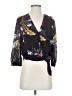 Madewell 100% Polyester Black 3/4 Sleeve Blouse Size S - photo 1