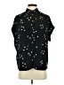 Madewell 100% Viscose Stars Black Short Sleeve Blouse Size XS - photo 1