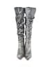 Nine West Gray Silver Boots Size 7 - photo 2