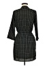 Just Fab 100% Polyester Plaid Black Casual Dress Size M - photo 2