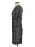Alberto Makali Metallic Silver Cocktail Dress Size 8 - photo 5