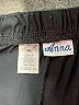 Anna 100% Polyester Solid Black Casual Pants Size XL - photo 7