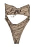 Unbranded Tweed Tan One Piece Swimsuit Size M - photo 1