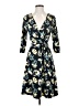 Serra Print Blue Cocktail Dress Size S - photo 1