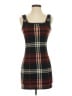 Shein Plaid Brown Casual Dress Size 2 - photo 1