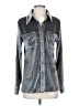 Unbranded Metallic Gray Long Sleeve Blouse Size S - photo 1