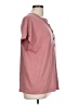 Shein Pink Short Sleeve Henley Size L - photo 4