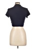 Love J Blue Short Sleeve Turtleneck Size L - photo 2