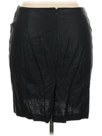 New York & Company Faux Leather Skirt (view 2)