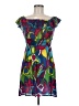 Steve Madden Graphic Blue Cocktail Dress Size M - photo 1