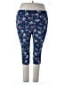Woman Within Floral Blue Leggings Size 22 Petite (1X) - photo 2