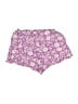 Btween 100% Rayon Floral Purple Shorts Size 10 - photo 1
