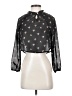 Assorted Brands Black 3/4 Sleeve Blouse Size 10 - photo 1