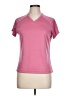 Reebok 100% Polyester Pink Active T-Shirt Size L - photo 1